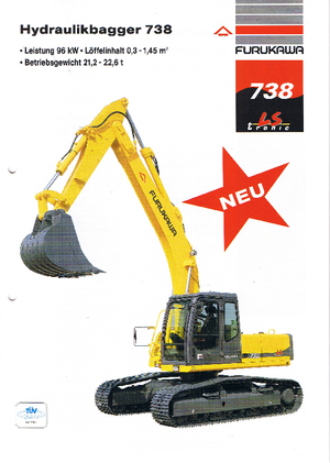 Excavatoare pe șenile Furukawa 738 LS-tronic