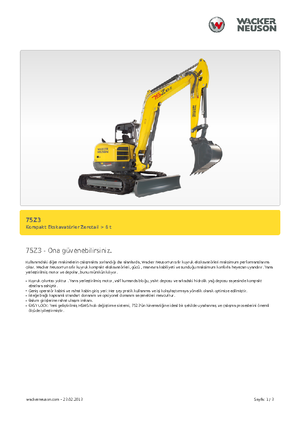 Excavatoare pe șenile Wacker Neuson 75 Z 3