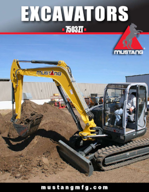 Excavatoare pe șenile Mustang 7503ZT