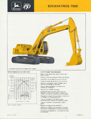 Excavatoare pe șenile John Deere Construction 790D