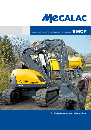 Excavatoare pe șenile Mecalac 8MCR