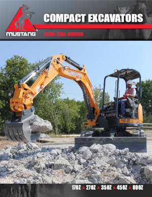 Excavatoare pe șenile Mustang 800Z