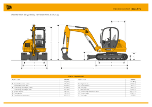 Excavatoare pe șenile JCB 8065 RTS