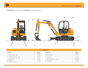 Excavatoare pe șenile JCB 8065 RTS