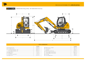 Excavatoare pe șenile JCB 8085 ZTS