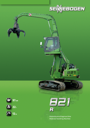 Excavatoare pe șenile Sennebogen 821 R