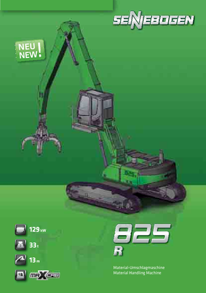 Excavatoare pe șenile Sennebogen 825 R