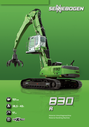 Excavatoare pe șenile Sennebogen 830 R