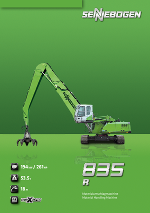 Excavatoare pe șenile Sennebogen 835 R-HD