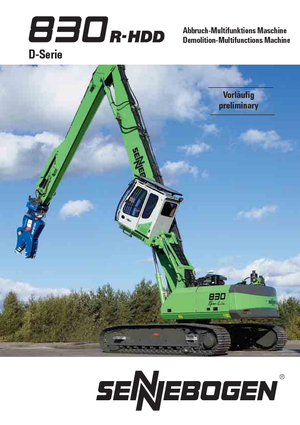 Excavatoare pe șenile Sennebogen 835 R-HD