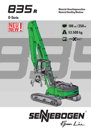 Excavatoare pe șenile Sennebogen 835 R-special