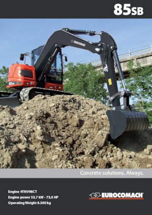 Excavatoare pe șenile Eurocomach 85 SB
