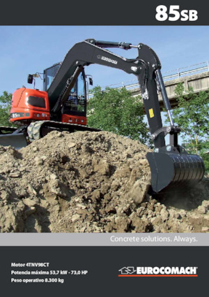 Excavatoare pe șenile Eurocomach 85 SB