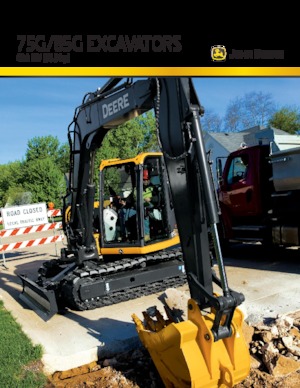 Excavatoare pe șenile John Deere Construction 85G