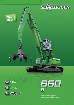 Excavatoare pe șenile Sennebogen 860 R-HD