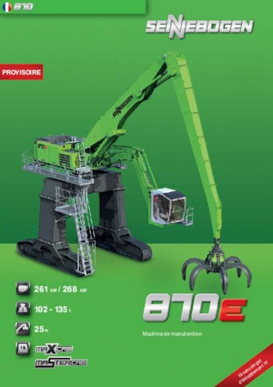 Excavatoare pe șenile Sennebogen 870 R-HD