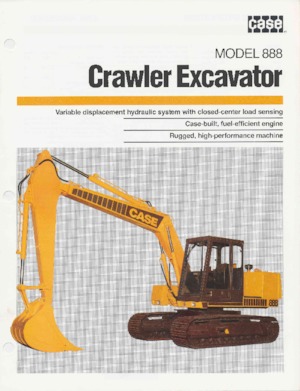 Excavatoare pe șenile Case 888