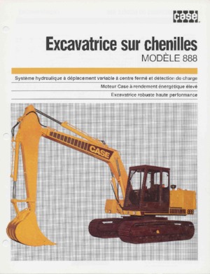 Excavatoare pe șenile Case 888