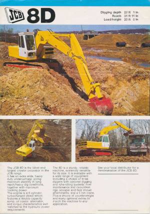 Excavatoare pe șenile JCB 8D