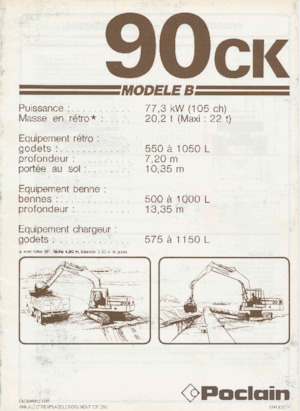 Stivuitoare Case Poclain 90CK