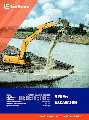 Excavatoare pe șenile Liugong 920EES