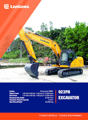 Excavatoare pe șenile Liugong 923FN