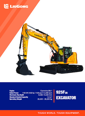 Excavatoare pe șenile Liugong 925FCR