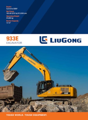 Excavatoare pe șenile Liugong 933E