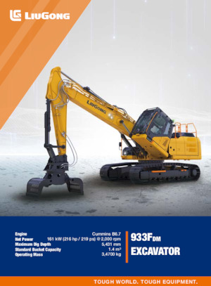 Excavatoare pe șenile Liugong 933FDM