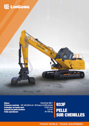 Excavatoare pe șenile Liugong 933FDM