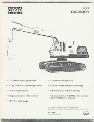 Excavatoare pe șenile Case 980