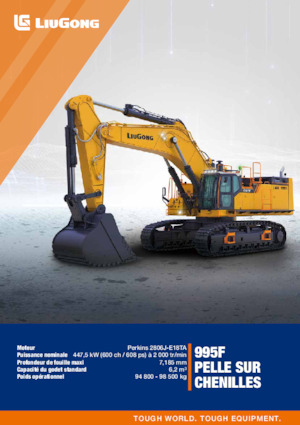Excavatoare pe șenile Liugong 995F