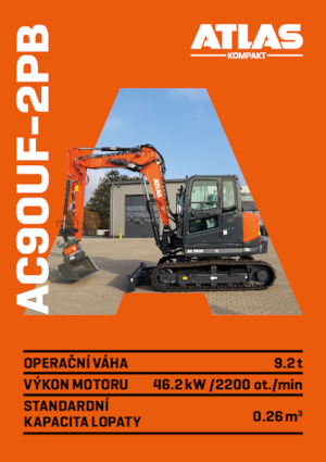 Excavatoare pe șenile Atlas Kompakt AC 90UF-2PB