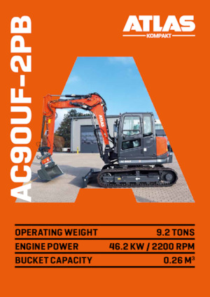 Excavatoare pe șenile Atlas Kompakt AC 90UF-2PB