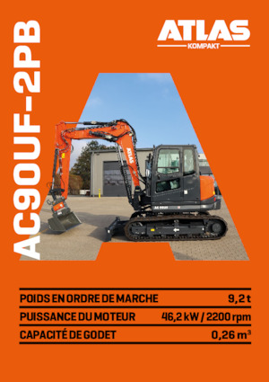 Excavatoare pe șenile Atlas Kompakt AC 90UF-2PB