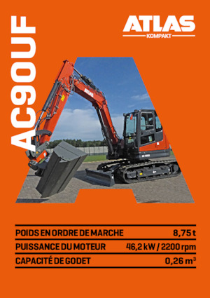 Excavatoare pe șenile Atlas Kompakt AC 90UF