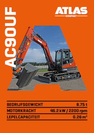 Excavatoare pe șenile Atlas Kompakt AC 90UF