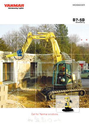 Excavatoare pe șenile Yanmar B 7 Sigma