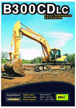 Excavatoare pe șenile Bell B300CDLC