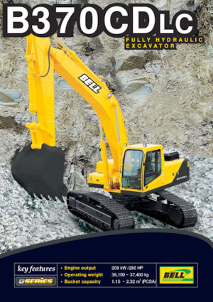 Excavatoare pe șenile Bell B370CDLC