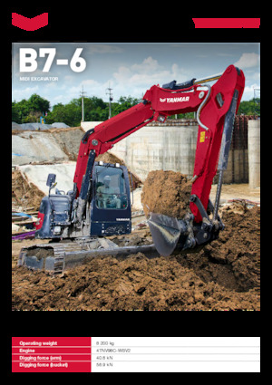 Excavatoare pe șenile Yanmar B7-6 