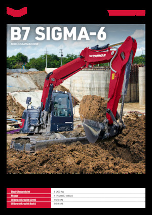 Excavatoare pe șenile Yanmar B7-6 