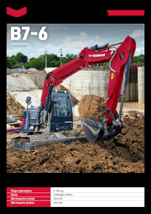Excavatoare pe șenile Yanmar B7-6 