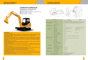 Excavatoare pe șenile Lonking CDM6065E