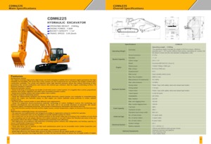 Excavatoare pe șenile Lonking CDM6225