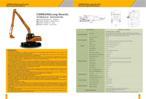 Excavatoare pe șenile Lonking CDM6240