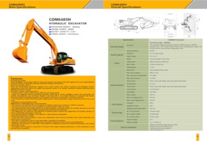 Excavatoare pe șenile Lonking CDM6485H