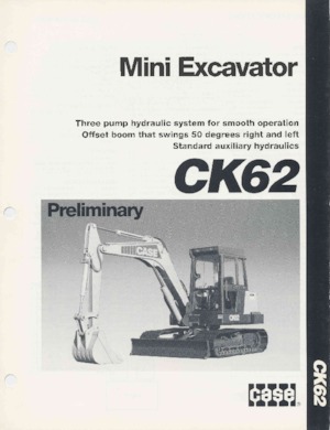 Excavatoare pe șenile Case CK62