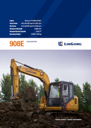 Excavatoare pe șenile Liugong 908E