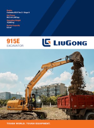 Excavatoare pe șenile Liugong 915E